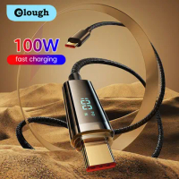 Elough 100W Type C Fast charging USB PD Cable for iphone 15 Huawei Samsung Xiaomi poco USB C to lightning cable for iphone 14 13
