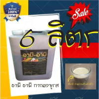 จัดส่งถึงบ้าน อามิกากผงชูรส ปุ๋ยน้ำ อามิ อามิ กากผงชูรสแท้ 100% Chlorella Ami AMi ขนาด 6 ลิตร