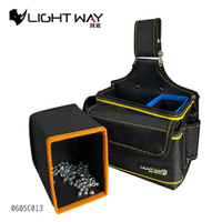 LIGHT WAY【可替式釘袋 0605C013】工具袋 工具置物袋 水電腰包 電工包 裝潢包