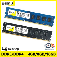 DDR3 DDR4 4GB 8GB 16GB Desktop Memoria RAM PC3 1.5V 8500 10600 12800 240Pin PC4 1.2V 2133 2400 2666Mhz 288Pin DIMM Memory Ram
