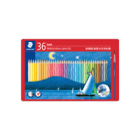 【STAEDTLER 施德樓】LUNA水性色鉛筆-36色 鐵盒裝 MS13710C36M
