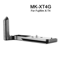 Meike MK-XT4G L-Shape Holder hand Grip for FUJIFILM X-T4 XT4 Camera Feature Arca-Swiss Plate for Quick Release