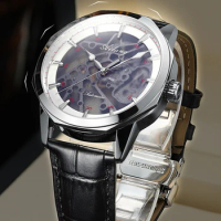 New AILANG watch men's watch high-end brand men's mechanical watch automatic waterproof leather watch