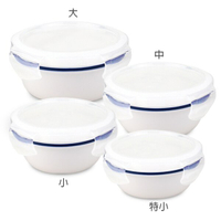 堯峰陶瓷 輕鬆扣陶瓷--保鮮碗 中號 (保鮮碗|微波|泡菜沙拉碗|上班族便當|月子餐專用)