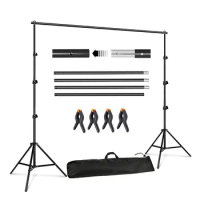 2.6*3M Adjustable Backdrop Stand For Photography Backgrounds Stand Photo Video Studio Back Drop Support Stand