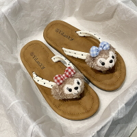 時尚可愛KT貓人字拖鞋女室內夏季新款上新百搭休閑沙灘通用軟底款【尚宜家居】