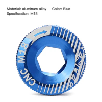 ENLEE Bike Crank Cover Crank Screw Aluminum Alloy Mountain Bike Color M18 M20 Compatible With Himano IXF M19 Bicycle Crank