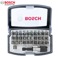 Bosch 32 Piece Screwdriver Bits Set Hand Drill Tool Box Hex Slotted Screwdriver Bit Electric Power Tool Drill Bit Accessories