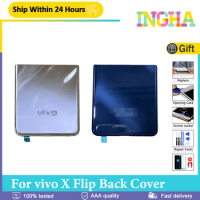 Original New Back Battery Case For vivo X Flip Back Cover Hard Bateria Protective V2256A Phone Rear Case Replacement Parts