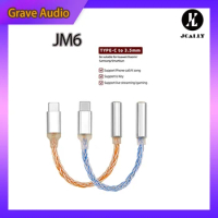 JCALLY JM6 Type-C to 3.5mm CX31993 digital audio portable decoding amp Hifi DAC mobile headset USB Type C to 3.5mm adapter