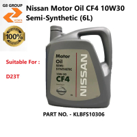 Minyak Motor Nissan CF4 10W30 Separuh Sintetik ( 6L ) - (KLBFS10306)