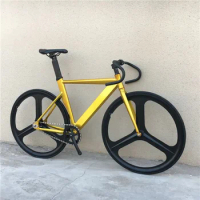 New Breaking Wind Muscle Fixed Gear Bike Aluminum Alloy Frame Reverse Brake Fixed Tooth Fixed Gear Bicycle