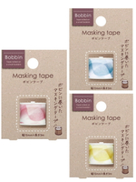 【日本KOKUYO】BOBBIN 紡紗系列 紙膠帶（3入組）