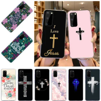 Bible Jesus Christ Philippians Phone Case For Samsung Galaxy S21 5G Ultra S20 FE S10 S10E S8 S9 Plus S7 Silicone Soft Cover