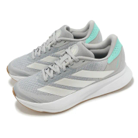 【adidas 愛迪達】慢跑鞋 Duramo SL 2 W 女鞋 灰 銀 綠 膠底 運動鞋 愛迪達(IH8229)