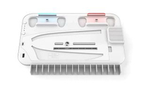 PS5slimpro多功能散熱底座手掣充電座遊戲碟片頭盔收納架 ps5主機+slim+pro通用白色 儲物架 置物架 展示架 檯面架