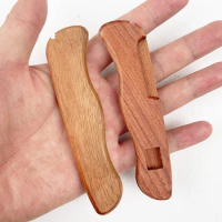 1Pair Rose wood Handle Scales for 111MM Swiss Army Knife Patch with Slots for Toothpick Tweezers Modification Accessories