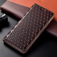 Magnet Genuine Leather Skin Flip Wallet Book Phone Case Cover On For Xiaomi Redmi 12 12C 10 10C 9 9C