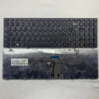 UK Laptop Keyboard For LENOVO G580 Z580A G585 Z585 G590 Z580 Gery Frame UK Layout