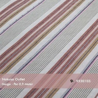 Nakusa Kain Katun Original 30s Premium Motif Salur Dobby Benang Warna (Yarn Dyed) N14 9330103
