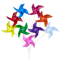 Kolecer Kincir Angin Lipat 4 Petal 30cm Mainan Anak Pinwheel Kids Air Kreatif Kitiran