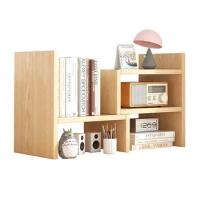Desktop Multifunctional Room Shelves Division Partition Bookshelves Retractable Storage Shelves Combination Book Cabinet