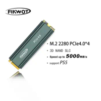 Fikwot NVME ssd M.2 2280 ssd 5000MB/s 512GB 1TB 2TB 4TB ssd heatsink solid state drive Pcie4.0*4 ssd for pc desktop laptop ps5