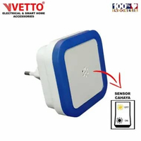 VETTO LAMPU TIDUR LED SENSOR CAHAYA Biru