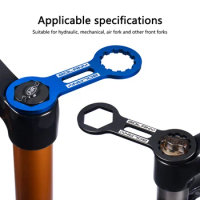 Bolany Bicycle Front Fork Repair Tool for MTB Bike Front Fork Aluminum Cap Wrench Air Fork Disassembly Tool Cycling Accessories