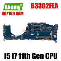 B3302FEA motherboard for ASUS LAPTOP B3302FEA Laptop motherboard with I5-1135G7 I7-1165G7 cpu 8G 16GB RAM mainboard