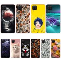 S4 colorful song Soft Silicone Tpu Cover phone Case for Samsung Galaxy a12/a22 4G/5G