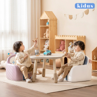 【kidus】80公分兒童遊戲桌椅組花生桌一桌一椅 HS001+SF005(兒童桌椅 學習桌椅 繪畫桌椅)