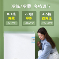 冷凍櫃 小鴨冰柜家用大容量全冷凍小型冷柜保鮮箱冷藏冷凍兩用冰箱小冰柜