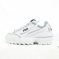 Fila Disruptor II EXP [5-C609W-103] 女 運動休閒鞋 鋸齒鞋 老爹鞋 復古 厚底 白灰