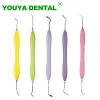 Nha khoa Composite thìa nhựa Filler dụng cụ nha khoa thẩm mỹ phục hồi Thìa Dao hai đầu dụng cụ nha s