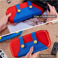 Carrying Case For Nintendo Switch OLED, Cute And Deluxe, Protective Hard Shell Carry Bag For Nintendo Switch OLED Console