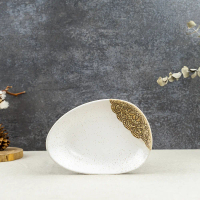 Lumosh Batik Ceramic Plate Piring Keramik Makan