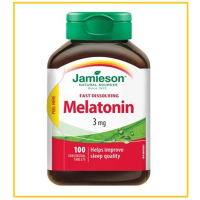 JAMIESON 健美生褪黑素片100片 MELATONIN 3MG 100 TABLETS