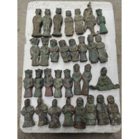 Retro Collection of Han Dynasty Bronze Figure Decorative Ornaments