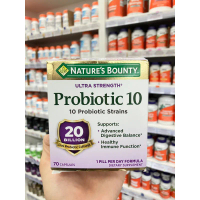 美國Nature's Bounty 益生菌10 加強版 70粒