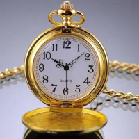 Men Women Pocket Watch Vintage Pocket Watch Mechanical Round Dial Pendant Watch Necklace Fob Watches Quartz Pocket Watch Clock