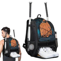 Baseball Backpack Baseball Backpack Youth Softball Backpack With Shoe Compartment Large Capacity Youth Baseball Backpack