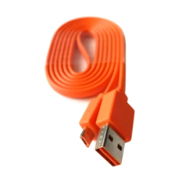 Replacement 1M USB Charger power Charging Data Cord Cable for -JBL Flip 3 4 Pulse 2 Bluetooth-compatible Speaker Orange