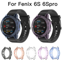 Soft TPU Protector Case Cover For Garmin Fenix 6 6S 6X Protection Cover Bumper Accessories For Fenix 6ro / 6p / 6 Watch Shell