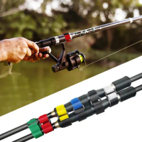 20cm Fishing Rod Tie Holder Strap Suspenders Fastener Hook Loop Ties Fishing Rod Strapping Velcro Outdoor Fishing Gadget