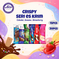 AICE Crispy Chocolate Ice Cream/Aice Es Krim Batang Cokelat Aneka Rasa 15 20 30 60 Pcs