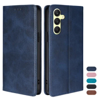 Business Leather Phone Case for Samsung Galaxy A55 A35 A15 A25 A54 A34 A24 A14 A73 A53 Flip Cover Magnetic Case with Cover Stand