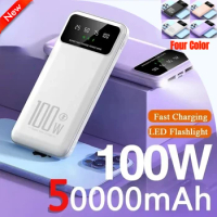 New 50000mAh Power Bank Super Fast Charging For Huawei Samsung Portable External Battery Charger For IPhone Xiaomi Powerbank