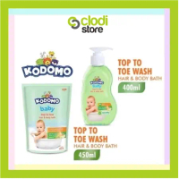 Levi Kodomo Top To Toe Wash Hair And Body Bath 450Ml Sabun Mandi Cair 400Ml Pump Shampoo Sabun Terba
