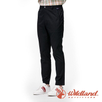 【wildland 荒野】男 彈性抗UV修身長褲『黑色』0A91306